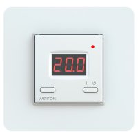 Терморегулятор электронный для теплого пола Welrok VT белый