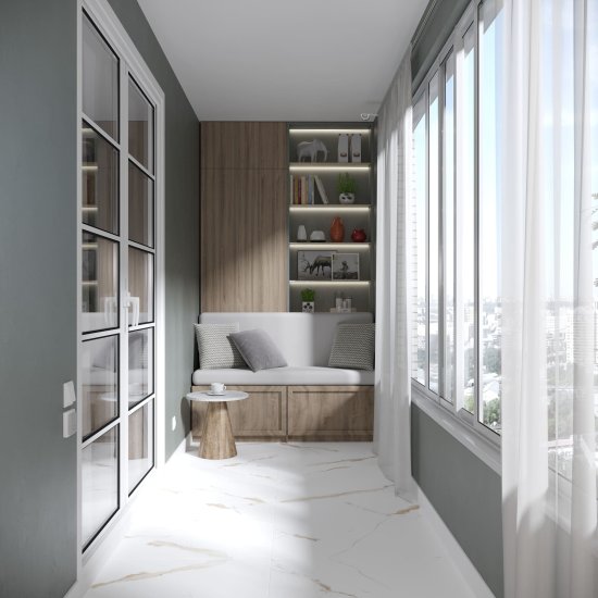 Керамогранит Lavelly Calacatta Toscana белый матовый 800x800x8,5 мм (3 шт.=1,92 кв.м)