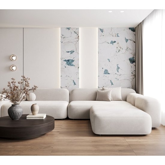 Керамогранит Laparet Crackstone Aqua бирюзовый лаппатированный 1200x600x8 мм (2 шт.=1,44 кв.м)