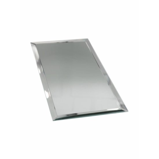 Плитка зеркальная прямоугольная 300х150х4 мм Continent серебряная с фацетом (4 шт.=0,18 кв.м)