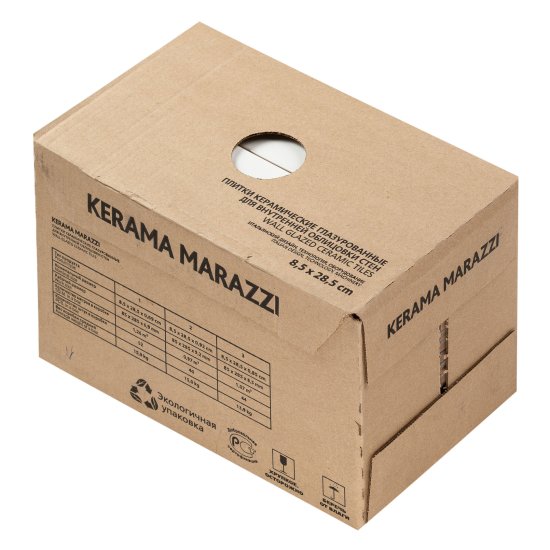 Плитка облицовочная Kerama Marazzi Аккорд белая глянцевая 285х85х9,2 мм (40 шт.=0,97 кв.м)