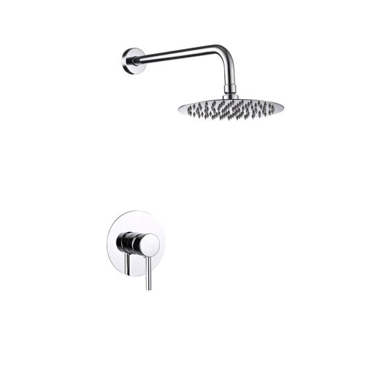 Душевая система ПСМ-СТ-01 встраиваемая с верхним душем без лейки хром (550390)