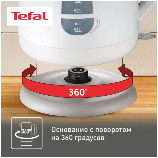 Электрический чайник Tefal Express KO29913E 1,5 л белый