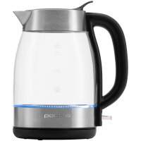 Электрический чайник Polaris Water Way Pro PWK 1817CGL 1,8 л черный/сталь