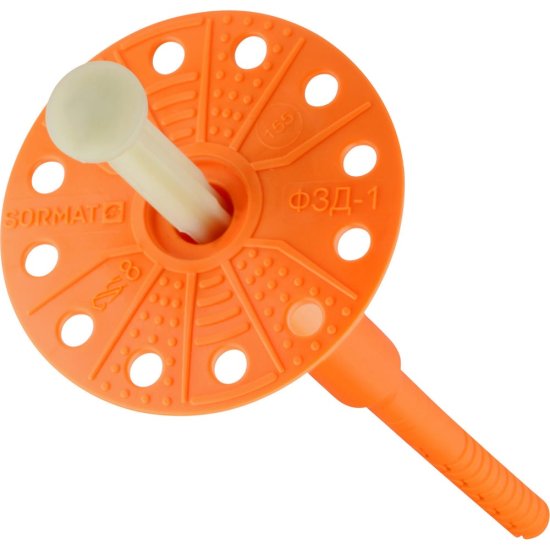 Теплоизоляционный тарельчатый дюбель SORMAT ФЗД-1x155