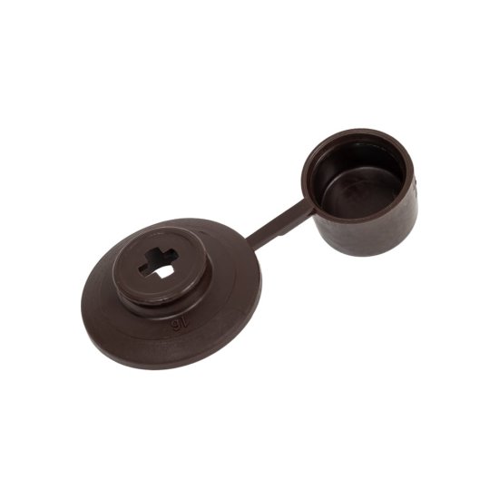 Кровельная шайба КРЕП-КОМП зк тем.коричн