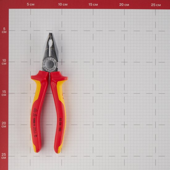 Плоскогубцы диэлектрические Knipex 180 мм (KN-0306180SB)