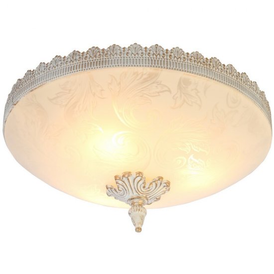 Светильник Arte Lamp Crown E27 180 Вт 12 кв.м бело-золотой IP20 (A4541PL-3WG)