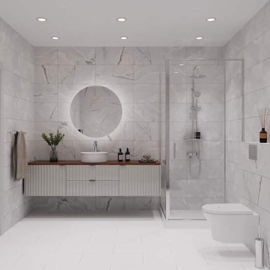 Плитка облицовочная Lavelly Oniks серая 600x300x9 мм (10 шт.=1,8 кв.м)