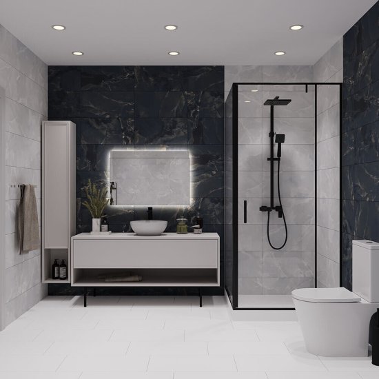 Плитка облицовочная Lavelly Oniks серая 600x300x9 мм (10 шт.=1,8 кв.м)