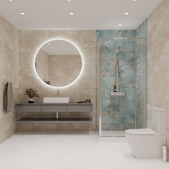 Плитка облицовочная Lavelly Oniks бежевая 600x300x9 мм (10 шт.=1,8 кв.м)