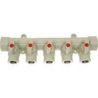 Коллектор с шаровыми кранами LAMMIN Lm31082515032G