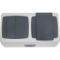 Двухклавишный выключатель MAKEL 36064203