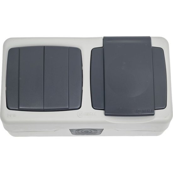 Двухклавишный выключатель MAKEL 36064203