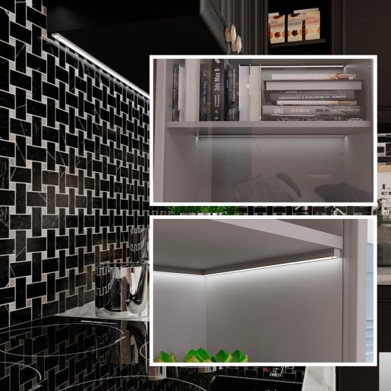 Выключатель для алюминиевого профиля Apeyron 12/24 В 36-72 Вт IP20 сенсорный с функцией диммирования (04-43)