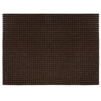 Коврик придверный щетинистый Альфа-Стиль 45х60 см грязезащитный темный шоколад