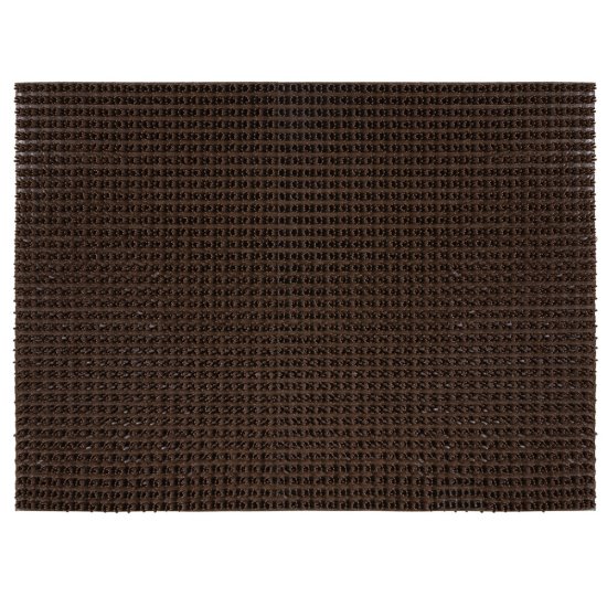 Коврик придверный щетинистый Альфа-Стиль 45х60 см грязезащитный темный шоколад