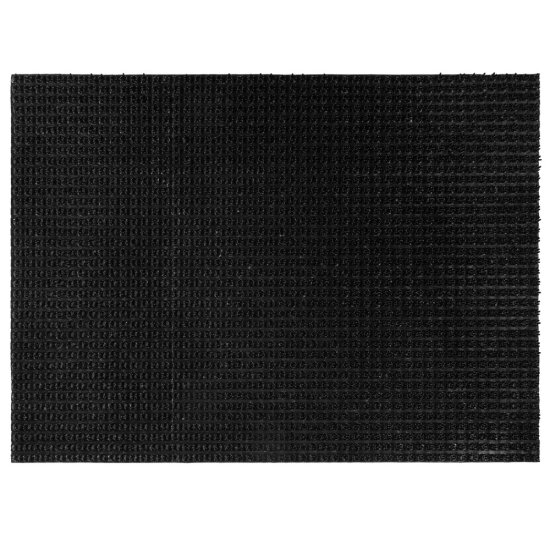 Коврик придверный щетинистый Альфа-Стиль 45х60 см грязезащитный черный