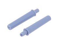 Демпфер мебельный врезной 9x70 мм ПВХ цвет серый 2 шт.