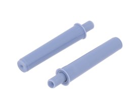 Демпфер мебельный врезной 9x70 мм ПВХ цвет серый 2 шт.