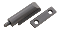 Демпфер мебельный накладной 5.8x62 мм ПВХ цвет серый 2 шт.