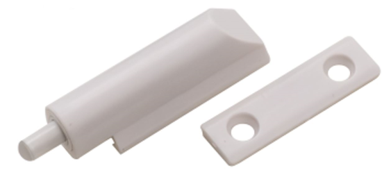 Демпфер мебельный накладной 5.8x62 мм ПВХ цвет белый 2 шт.