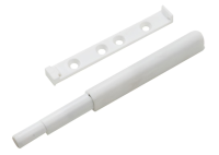 Толкатель мебельный для стеклянных дверей 14x85 мм ПВХ цвет белый