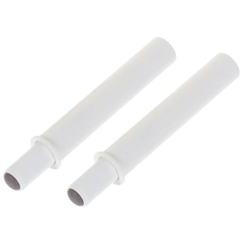 Демпфер мебельный врезной 9x70 мм ПВХ цвет белый 2 шт.