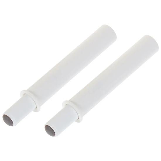 Демпфер мебельный врезной 9x70 мм ПВХ цвет белый 2 шт.