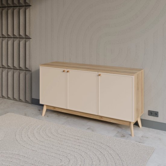 Тумба под телевизор KONSENSA Амьен 150x79x41.7 см ЛДСП цвет бежевый