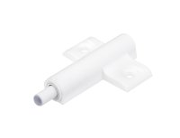Демпфер мебельный накладной 12x70 мм ПВХ цвет белый