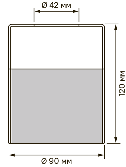 Плафон для люстры KREAFORTA Vereya E27 цвет белый