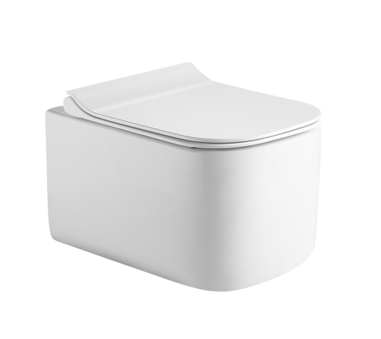 Комплект инсталляция Grant с унитазом Vortex Торнадо безободковый с микролифтом клавиша цвет хром