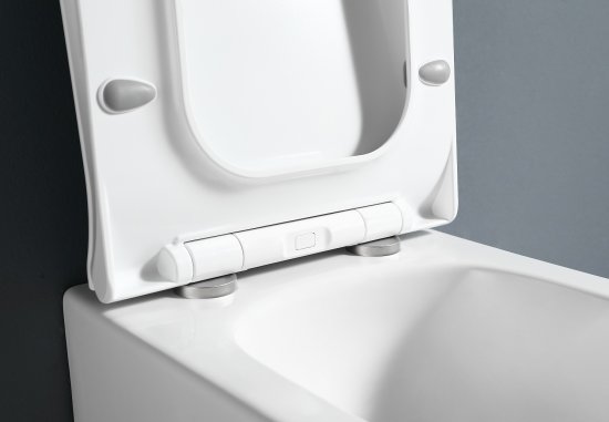 Комплект инсталляция Grant с унитазом Vortex Торнадо безободковый с микролифтом клавиша цвет хром