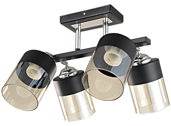 Плафон для люстры KREAFORTA Vereya E27 цвет черный