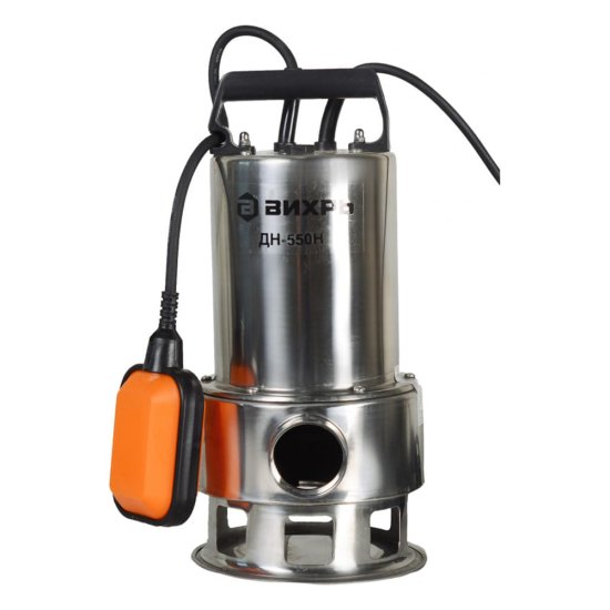 Насос дренажный Вихрь ДН-550Н для грязной воды 217 л/мин (68/2/4)