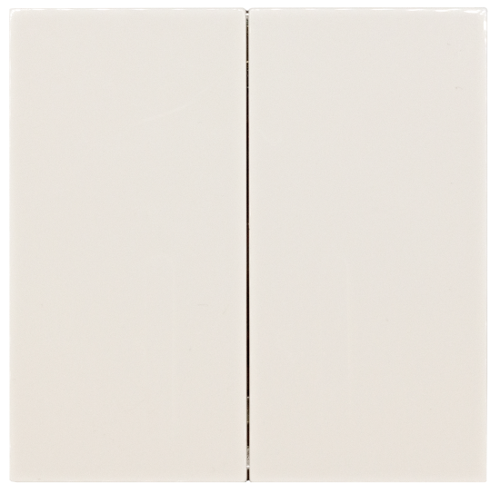 Выключатель встраиваемый Zima 2 клавиши цвет слоновая кость