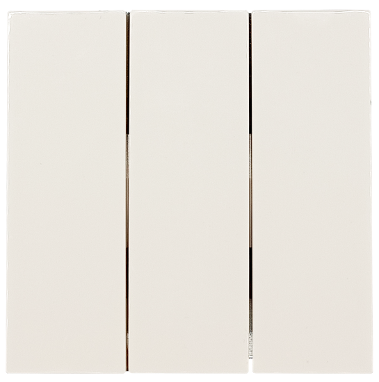 Выключатель встраиваемый Zima 3 клавиши цвет слоновая кость