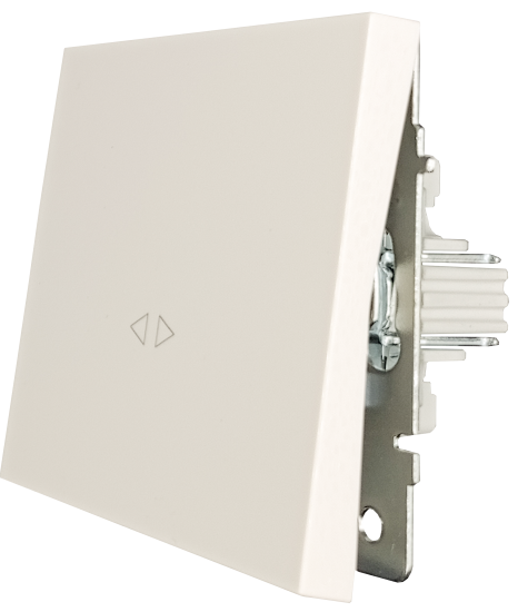 Выключатель промежуточный встраиваемый Zima 1 клавиша цвет слоновая кость