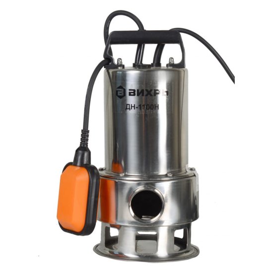 Насос дренажный Вихрь ДН-1100Н для грязной воды 258 л/мин (68/2/5)