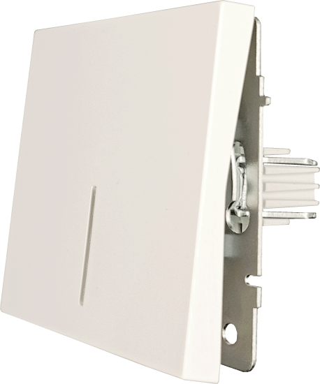 Выключатель встраиваемый Zima 1 клавиша с подсветкой цвет слоновая кость