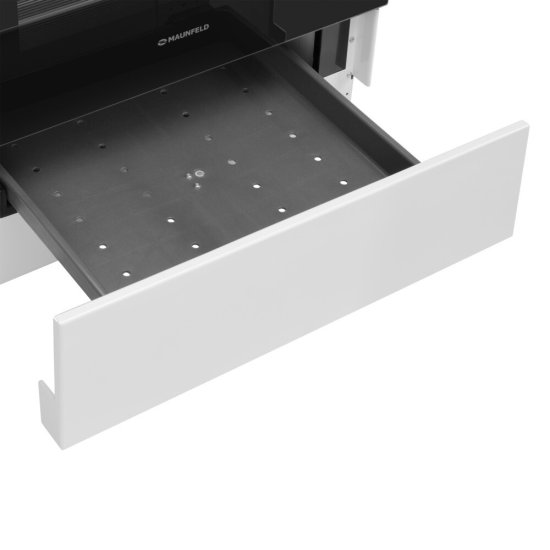 Плита электрическая индукционная Maunfeld MIC611W01TD 4 конфорки белая