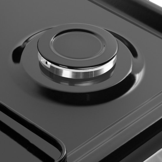 Плита газовая Maunfeld MGC50GEGR08 4 конфорки серая