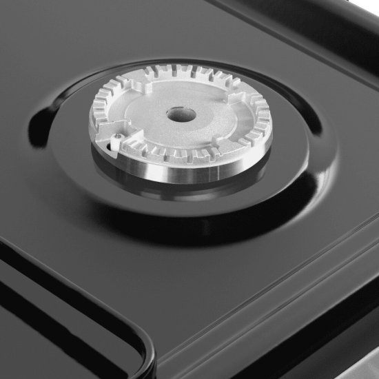 Плита газовая Maunfeld MGC50GEGR08 4 конфорки серая