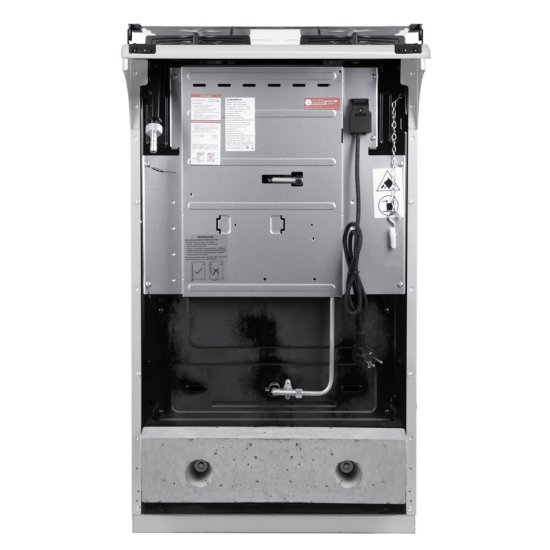 Плита газовая Maunfeld MGC50GCW08D 4 конфорки белая