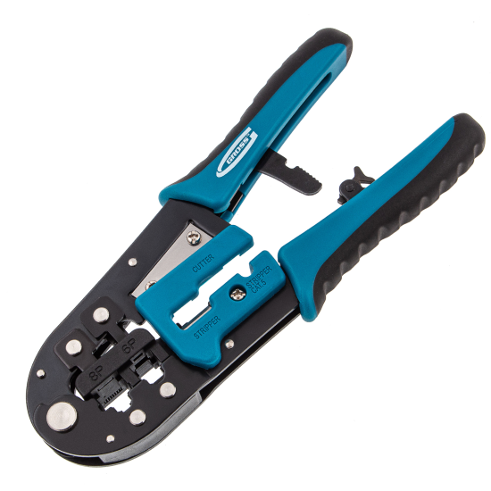 Кримпер для обжима телефонных и компьютерных клемм Gross 17719