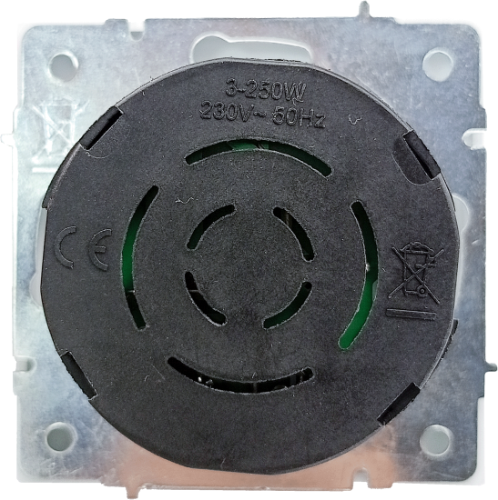 Диммер встраиваемый Zima 1 клавиша цвет слоновая кость