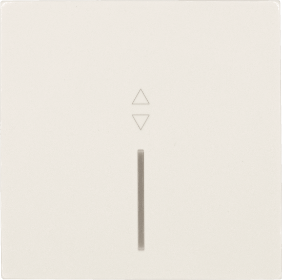 Выключатель проходной встраиваемый Zima 1 клавиша с подсветкой цвет слоновая кость