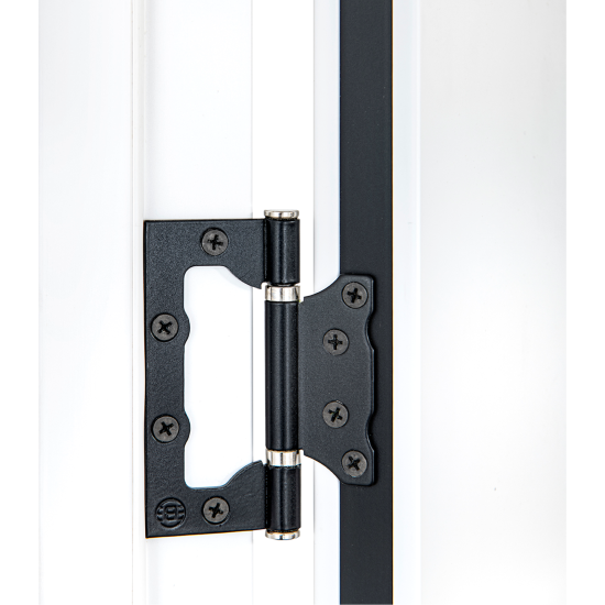 Дверь межкомнатная глухая ПТА 51В 80x200 см полипропилен цвет аляска с замком и петлями