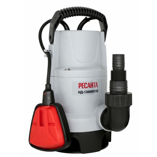 Насос дренажный Ресанта НД-13000П/35 для грязной воды 216 л/мин (77/2/5)